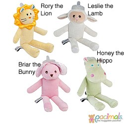 Pacimals Silky Huggable Pacifier