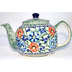 Z.C. Boleslawiec 40-ounce Classic Stoneware Teapot (Poland)