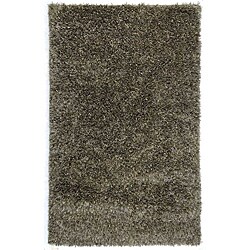 Woven Grey Shag Area Rug (5' x 7' 6)