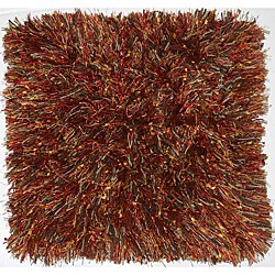 Hand-woven Red Wool Area Rug (2'x 3')