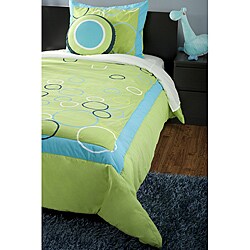 RizKidz 'Bubbles' 4-piece Full-size Quilt Set
