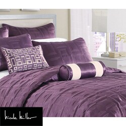 Nicole Miller City Square Blackberry Standard Pillow Sham