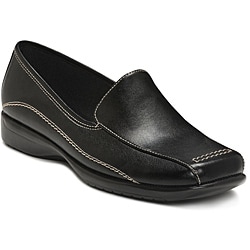 A2 by Aerosoles Women's 'Adrenaline' Black Loafers