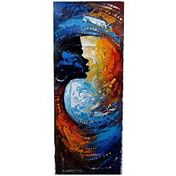 Bernard Mensah 'Focus' Canvas Painting (Ghana)