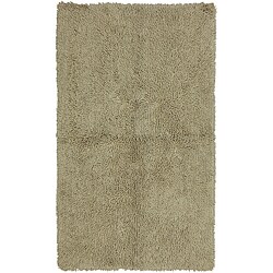 Continental 50-inch Linen Beige Bath Rug