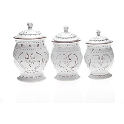 Certified International Romanesque 3-piece Canister Set