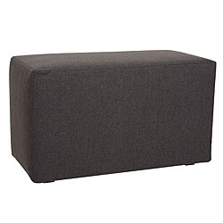 Graphite Slip Covered Bench