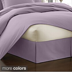 Poplin Tailored Pleated Bedskirt