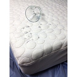 Dream Decor PebbleTex Organic Cotton Waterproof Twin XL-size Mattress Pad