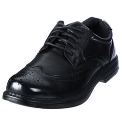Deer Stags Men's 'Essex' Black Classic Wingtip Oxfords