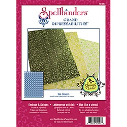 Spellbinders Grand Impressabilities 'Sea Flowers' Embossing Die Stencil