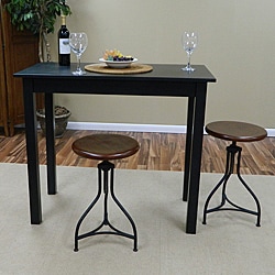 Wood/Metal Adjustable Pavina Barstool