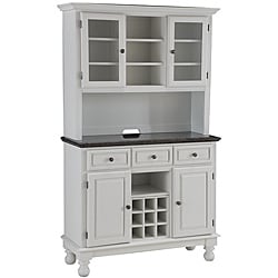 Premium Buffet with Granite Top and Hutch