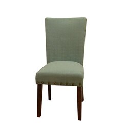 Sea Foam Nail Head Parsons Chairs (Set of 2)