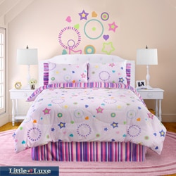 Glow In The Dark Star Glow 4-piece Full-size Comforter Set