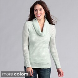 Grace Cashmere Women's Chunky Cowl Neck Tunic