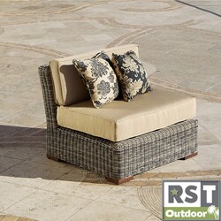 Resort Collection Weathered Grey Modular Armless Chair