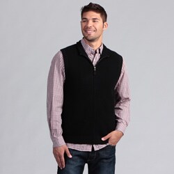 Oliver and James Men's Full Zip Cashmere Vest