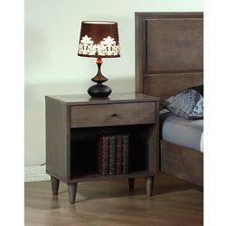 Vilas Light Charcoal Nightstand