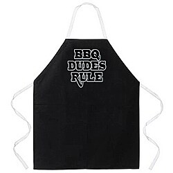Attitude Aprons 'BBQ Dudes Rule' Apron