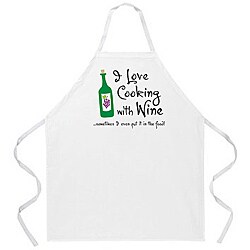Attitude Aprons 'Cooking with Wine' Apron