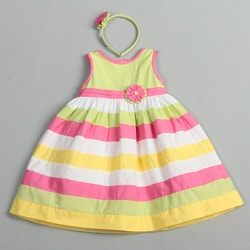 Donita Toddler Girl's Multi Stripe Dress