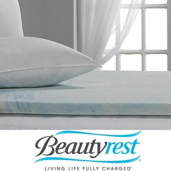 Beautyrest 2-inch Marble Gel Twin/Full-size Memory Foam Mattress Topper
