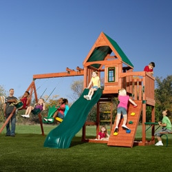Swing-N-Slide Willows Peak Wood Complete Swing Set