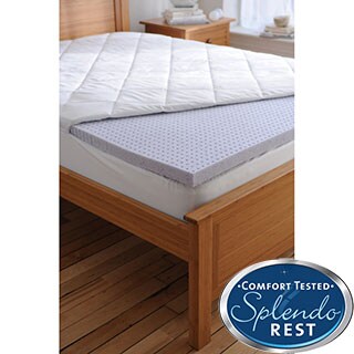 Splendorest TheraGel 2-inch Gel Memory Foam Mattress Topper