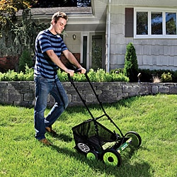 Sun Joe 20-inch Manual Reel Mower with Catcher