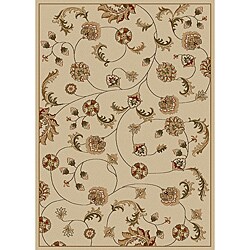 Amalfi Vines Ivory Area Rug (7'9 x 11')