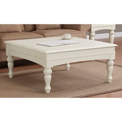 Vanilla Wasatch Square Coffee Table