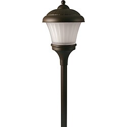 Paradise Aged Brass Finish Garden Lighting (Set of 3)