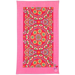 Steve Madden 'Brielle Pink' Deluxe Cotton Beach Towel