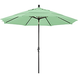 Escada Fiberglass Spa Green Olefin Crank/Tilt Umbrella (11-feet)