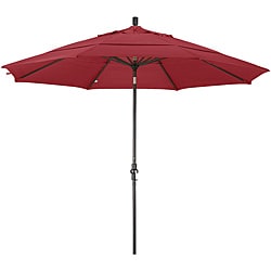 Escada Fiberglass Cranberry Red Olefin Crank/Tilt Umbrella (11-foot)