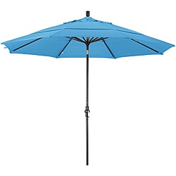 Escada Fiberglass Capri Olefin Crank/Tilt Umbrella (11-foot)