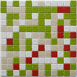 Viridian 'Orchard' 1-in. Recycled Glass Tiles (pack of 15)