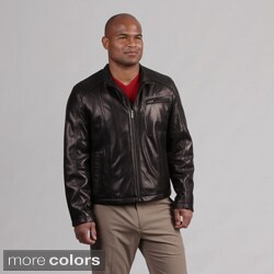 Cole Haan Men's Lamb Leather Moto Jacket