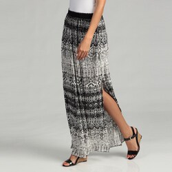 Kenneth Cole Women's Print Knit Maxi Skirt