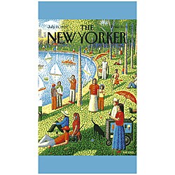 'New Yorker Central Park' Cotton Beach Towel