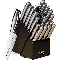 Oster Baldwyn 22-piece Stainless Steel Cutlery Block Set