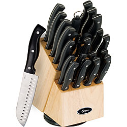 Oster Winsted 22-piece Stainless Steel Cutlery Block Set