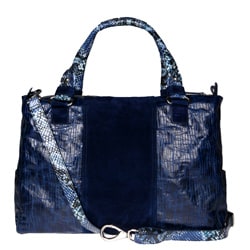 Vintage Reign 'Mimi' Ocean Blue Tote Handbag