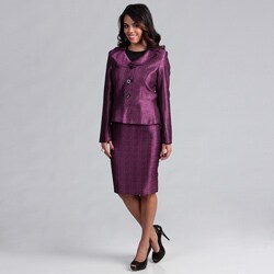 Danillo Women's Portrait Collar Skirt Suit