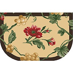 Fruit Patch Cherry Kitchen Accent Rug (1'6 x 2'6)