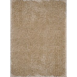 Carlisle Hand-tufted Sand Shag Rug (7'10 x 11')