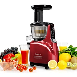 Kuvings NS-940 Burgundy Red Pearl Masticating Silent Slow Juicer