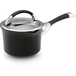 Circulon Symmetry Hard Anodized Nonstick 2 Qt. Covered Straining Saucepan