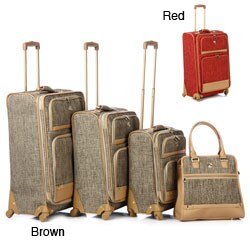 Oleg Cassini 4-piece Luggage Spinner Set